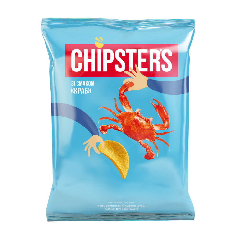 CHIPSY CHIPSTER’S KRAB 120 g