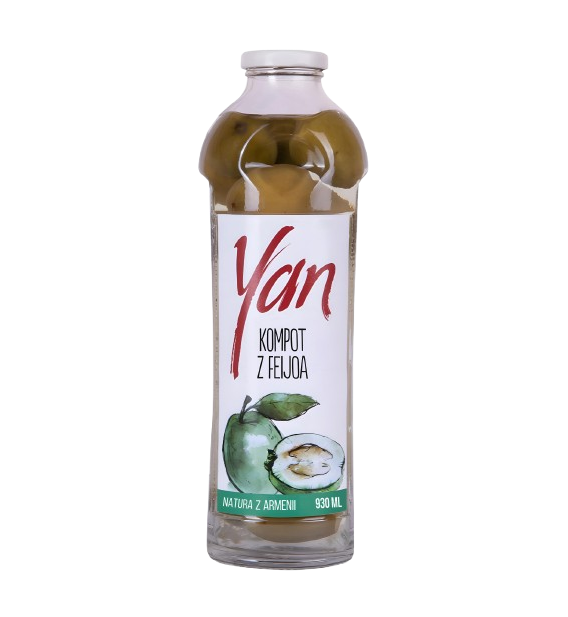 KOMPOT YAN Z FEIJOA 0,93 L SZKLANA BUTELKA