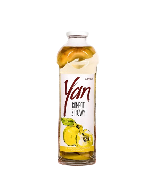 KOMPOT YAN Z PIGWY 0,93 L SZKLANA BUTELKA