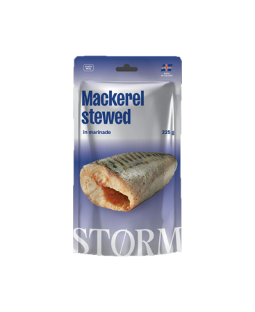 MAKRELA DUSZONA W MARYNACIE 225 G (OPAKOWANIE TOREBKA RETORTOWA)