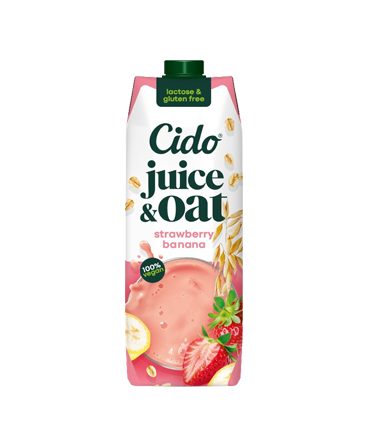 NAPÓJ OWSIANY CIDO JUICE&OAT Z PUREE TRUSKAWKA – BANAN 1L