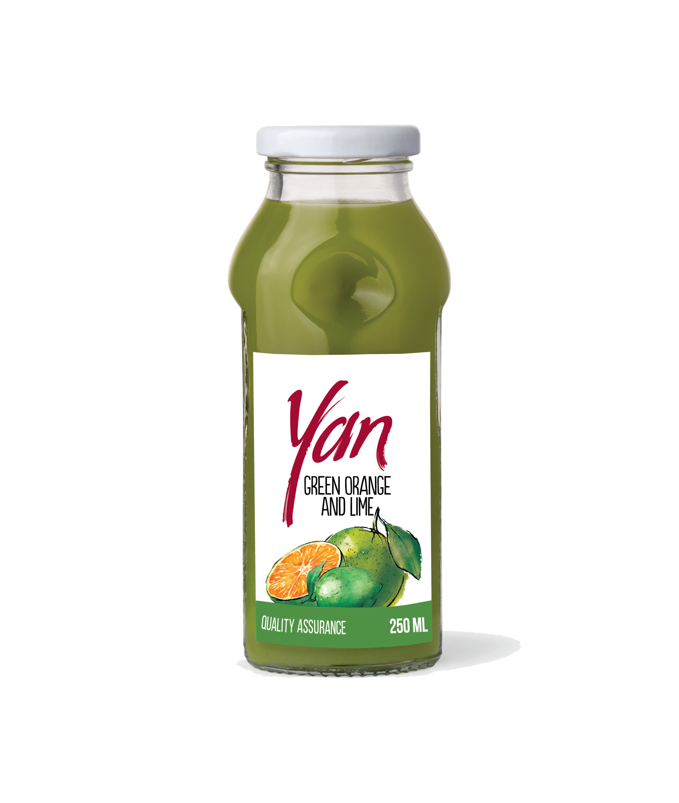 NEKTAR YAN Z ZIELONYCH POMARAŃCZY I LIMONKI 0,25 L SZKLANA BUTELKA