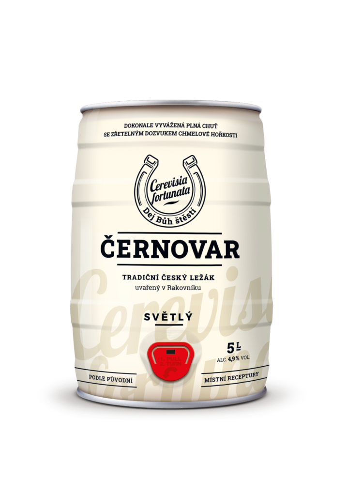 PIWO CERNOVAR LEŻAK JASNE MINI KEG 5L BECZKA