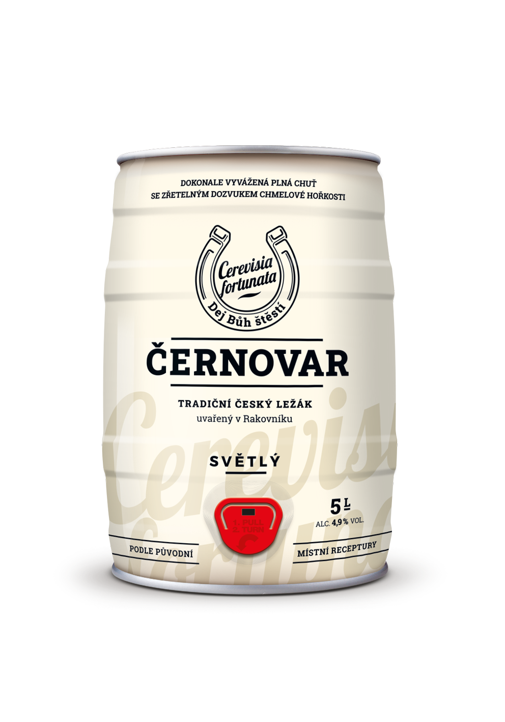 PIWO CERNOVAR LEŻAK JASNE MINI KEG 5L BECZKA