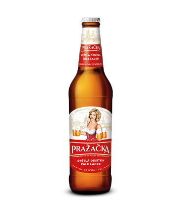PIWO PRAŽACKA JASNE 0,5L SZKLANA BUTELKA