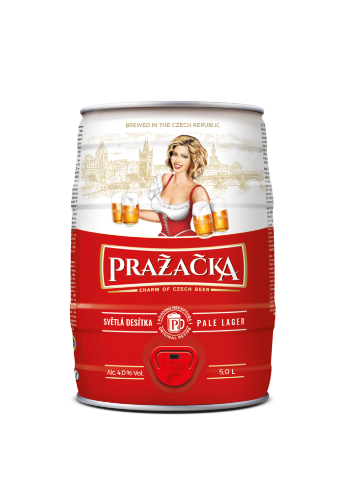 PIWO PRAŽACKA MINI KEG 5L BECZKA