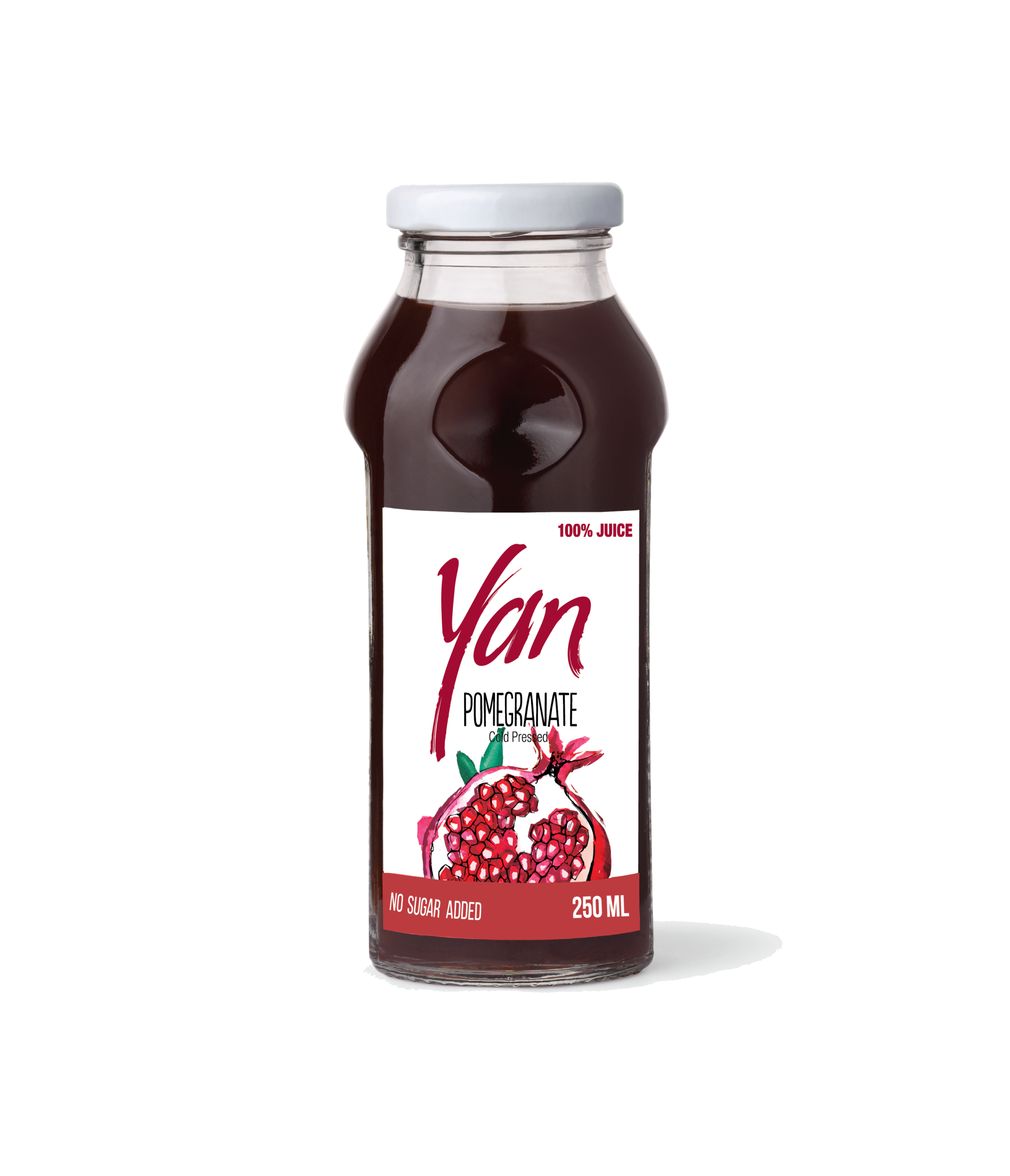 SOK YAN Z GRANATÓW 100 % 0,25 L SZKLANA BUTELKA