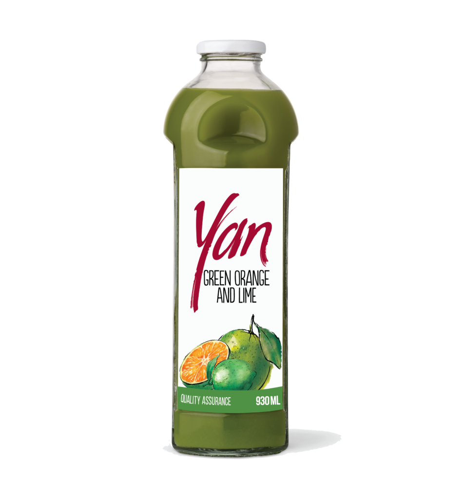 NEKTAR YAN Z ZIELONYCH POMARAŃCZY I LIMONKI 0,93 L SZKLANA BUTELKA