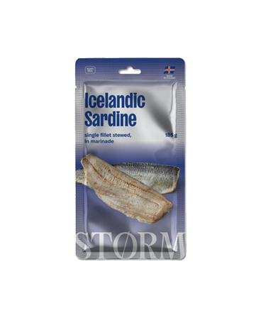 ISLANDZKI FILET Z SARDYNKI DUSZONY W MARYNACIE 185 G (OPAKOWANIE TOREBKA RETORTOWA)
