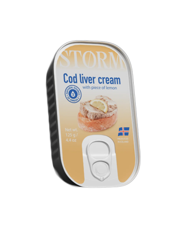 KREM Z WĄTROBY DORSZA Z CYTRYNĄ 125 G