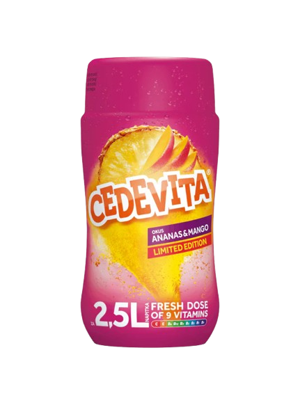 NAPÓJ ROZPUSZCZALNY WITAMINOWY CEDEVITA O SM. ANANASA I MANGO 200 G