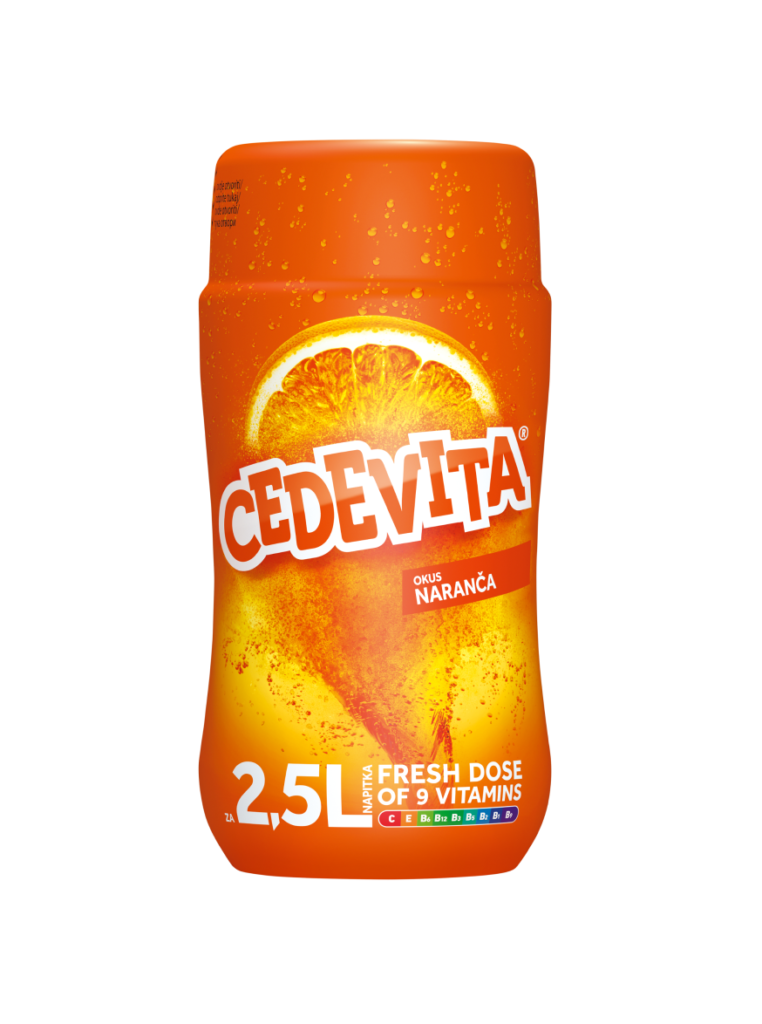NAPÓJ ROZPUSZCZALNY WITAMINOWY CEDEVITA O SM. POMARAŃCZY 200 G