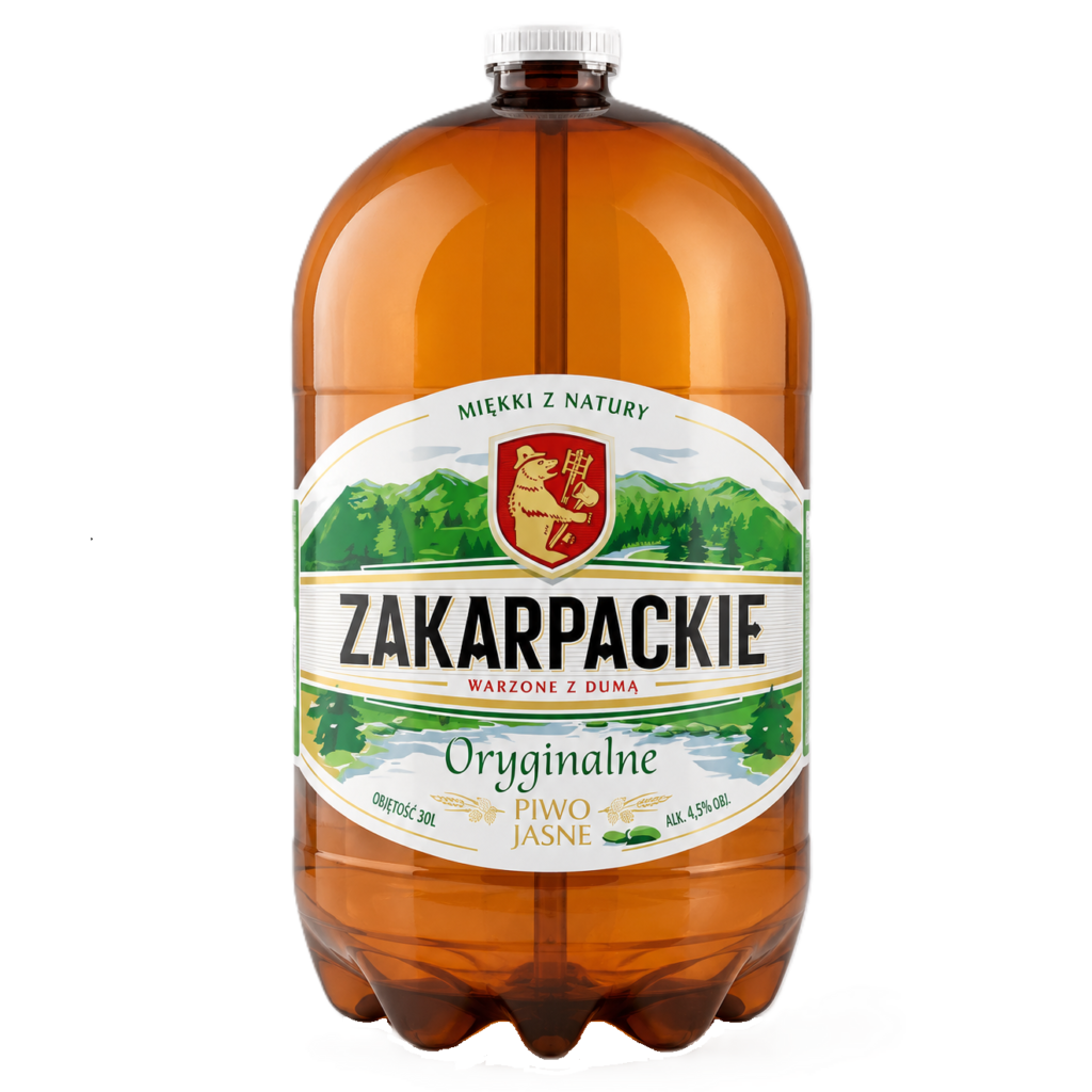 PIWO ZAKARPACKIE ORYGINALNE 30 L BECZKA