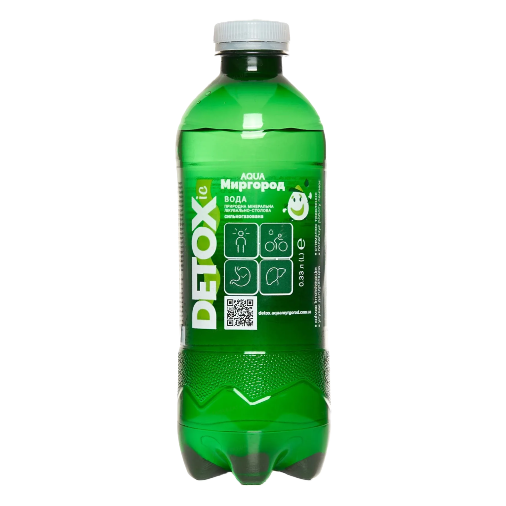 WODA MINERALNA AQUA MYRGOROD DETOX 0,33L PET