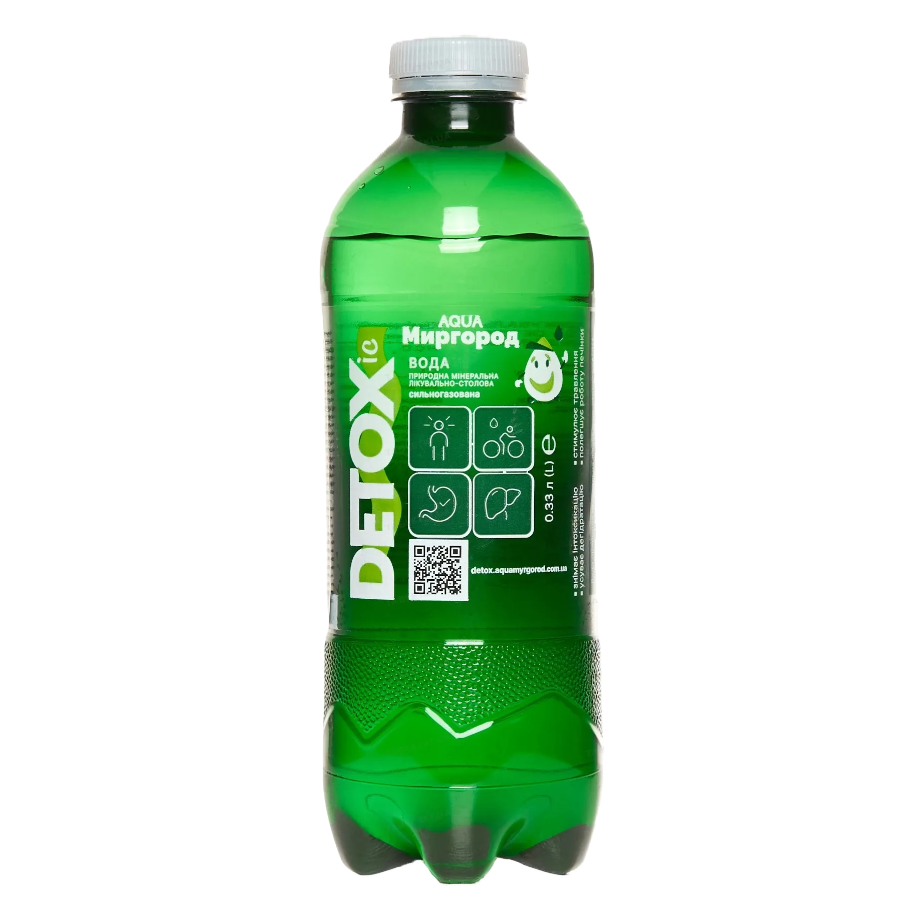 WODA MINERALNA AQUA MYRGOROD DETOX 0,33L PET