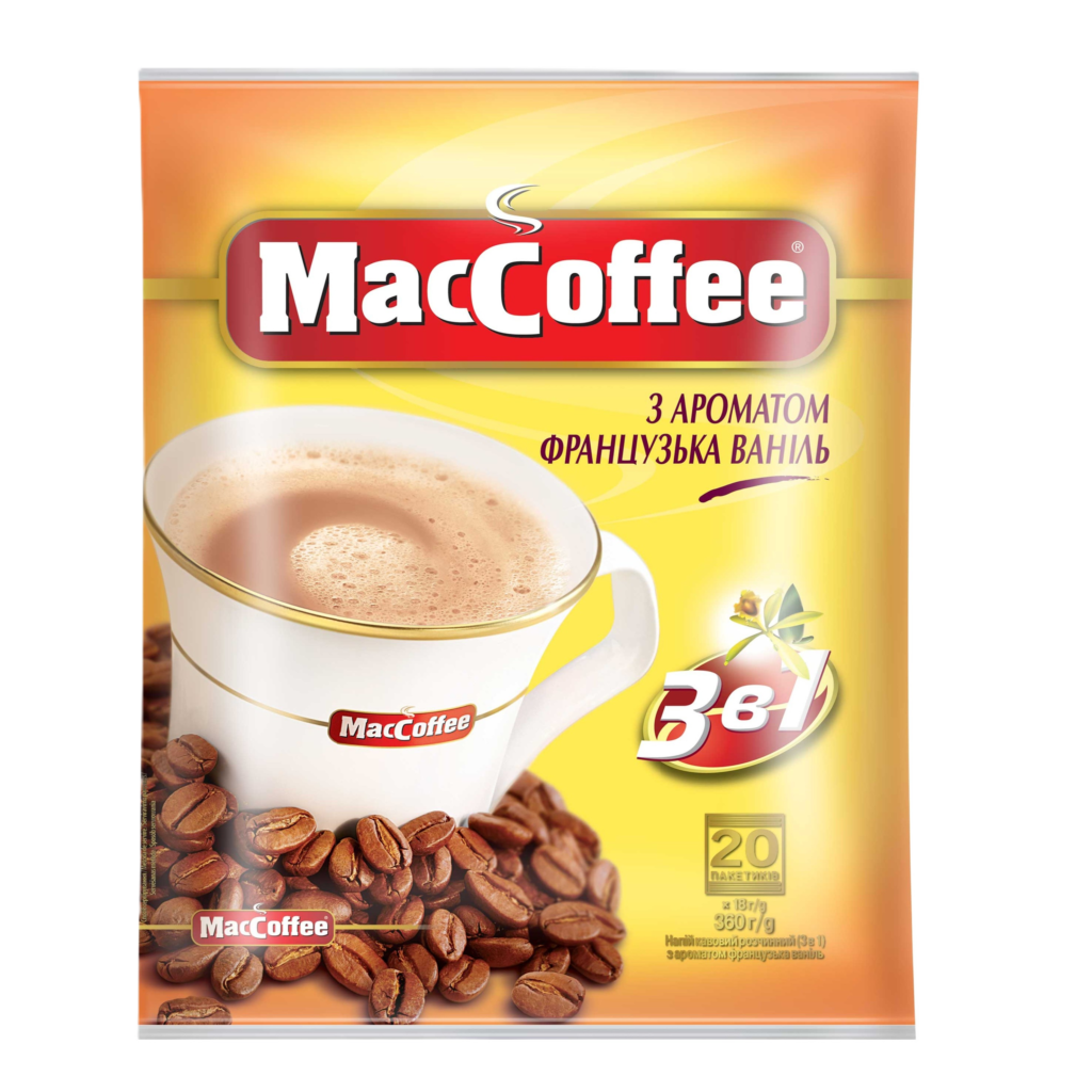 KAWA MACCOFFEE 3W1 O SM. FRENCH VANILLA 360g (18gx20)