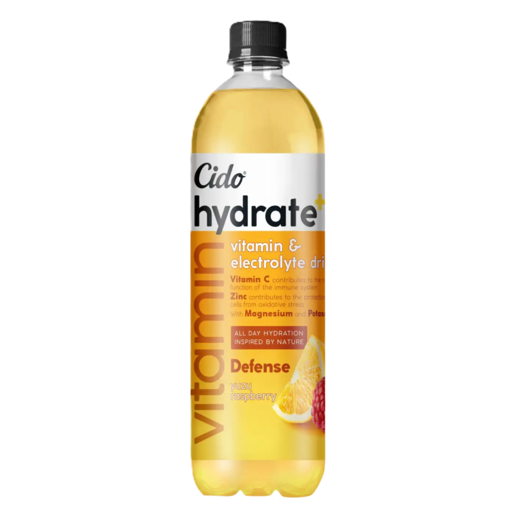 NAPÓJ FUNKCJONALNY CIDO HYDRATE YUZU MALINA 0,6 L
