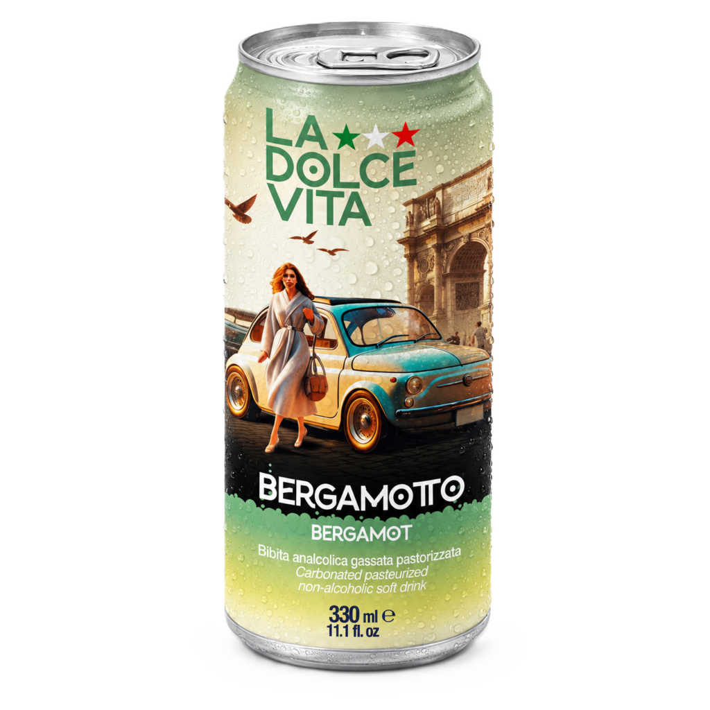 NAPÓJ LA DOLCE VITA BERGAMOTTO 0,33L PUSZKA